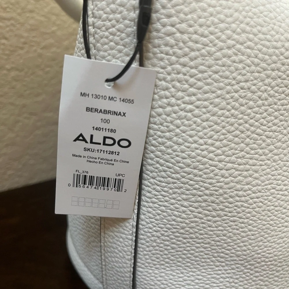Aldo Berabrinax White Bucket Bag - Picture 7 of 10